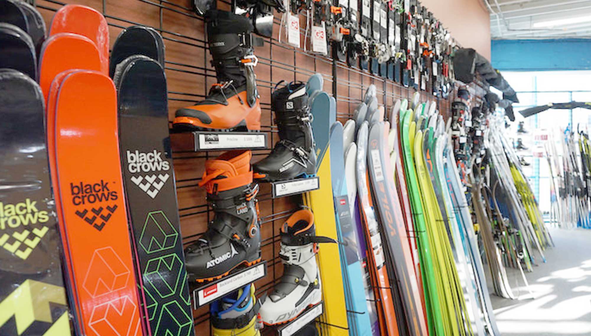 ski shop interior